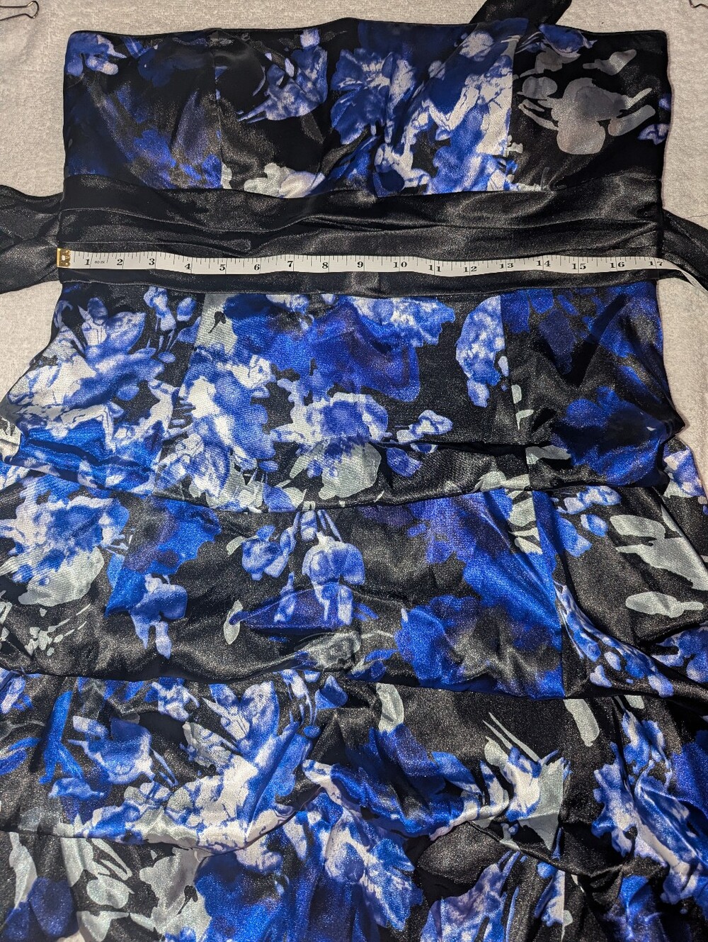 DB STUDIO Floral Strapless Mini Dress 16 - Picture 9 of 12